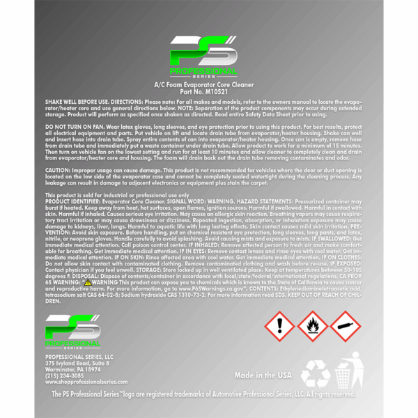 AC EVAP Foam Pro-AC DEODORIZER KIT 2 PRT - Image 2