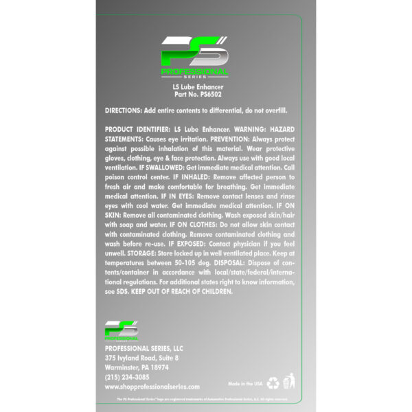 Limited Slip Lube Enhancer - Image 2