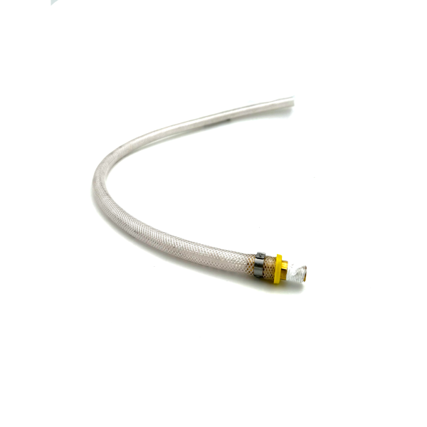 3/8in Brake Machine Clear Braided Hose Assembly