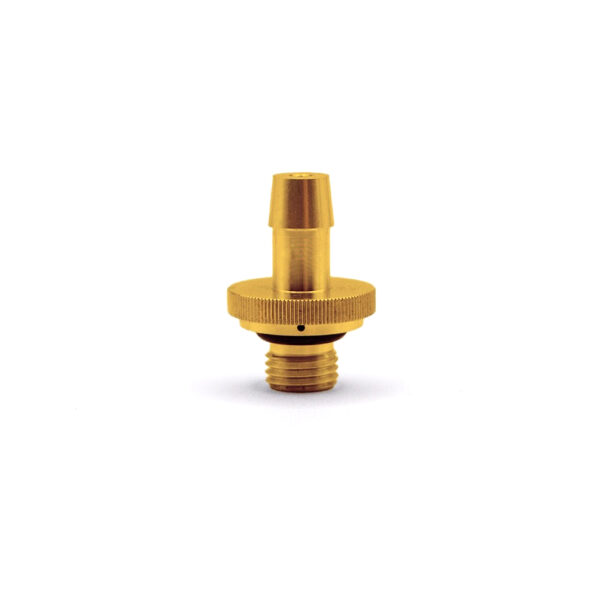Universal High-Flow Gold Vacuum Hose Orifice
